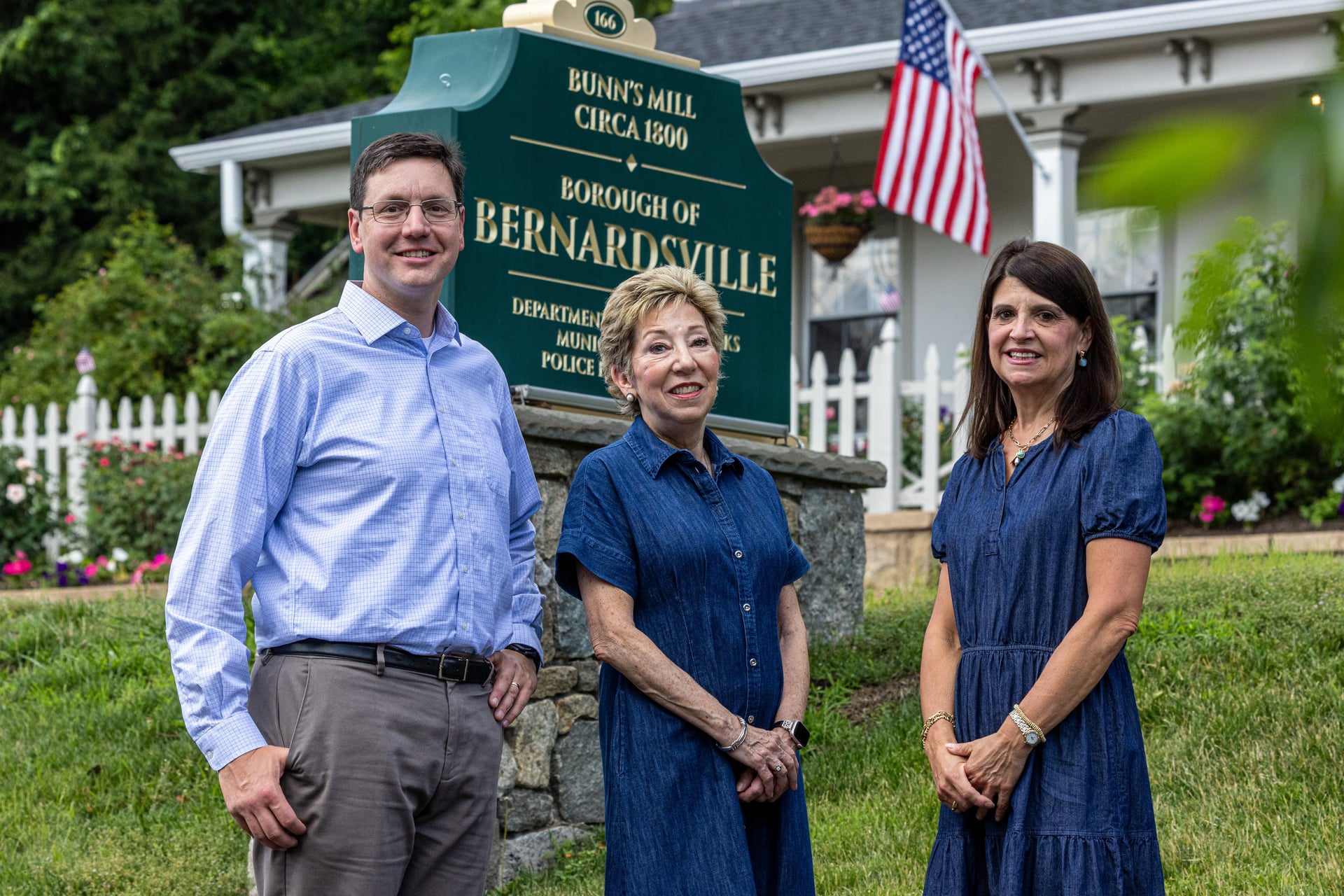 Canose, Tober and Slocum at Bernardsville Borough Hall